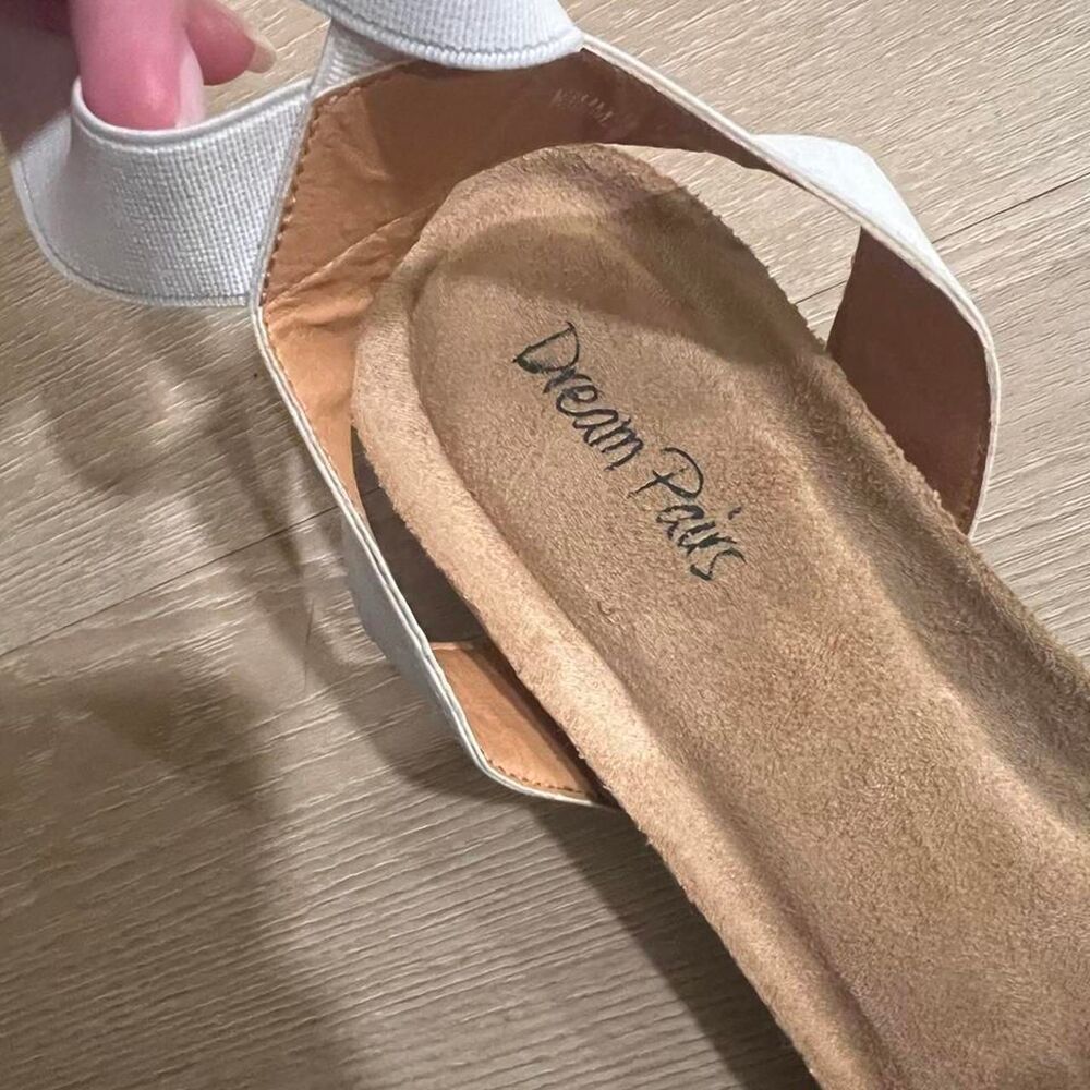 Dream-pairs Women's White Sandals - Picture 2 of 4